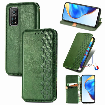 Cubic Grid Pressed Horizontal Flip Magnetic PU Leather Case with Holder & Card Slots & Wallet, For OnePlus 8T, For Xiaomi Mi 10T / Redmi K30S, For Samsung Galaxy A21 (JP Version), For Nokia 2.4