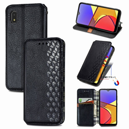 Cubic Grid Pressed Horizontal Flip Magnetic PU Leather Case with Holder & Card Slots & Wallet, For OnePlus 8T, For Xiaomi Mi 10T / Redmi K30S, For Samsung Galaxy A21 (JP Version), For Nokia 2.4