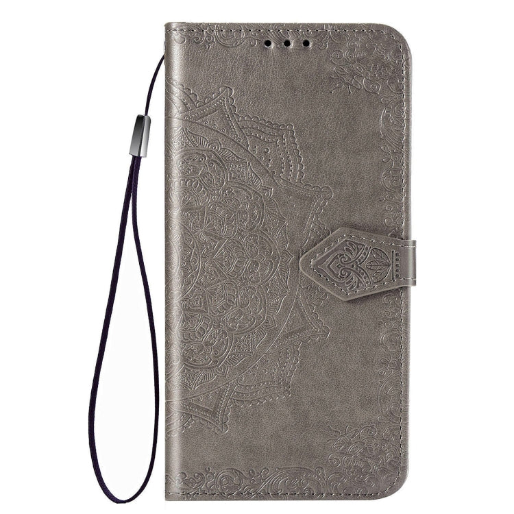 Mandala Flower Embossed Horizontal Flip Leather Case with Bracket / Card Slot / Wallet / Lanyard, For OPPO F17 Pro, For OPPO F17, For vivo Y20, For Google Pixel 4a 5G