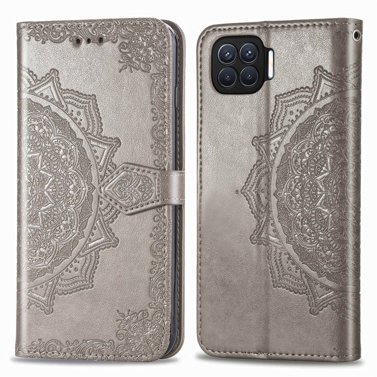Mandala Flower Embossed Horizontal Flip Leather Case with Bracket / Card Slot / Wallet / Lanyard, For OPPO F17 Pro, For OPPO F17, For vivo Y20, For Google Pixel 4a 5G