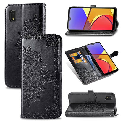 Mandala Flower Embossed Horizontal Flip Leather Case with Bracket / Card Slot / Wallet / Lanyard, For Galaxy A21 (JP Version), For Galaxy Z Fold2, For Xiaomi Mi 10T / Redmi K30S, For OnePlus 8T