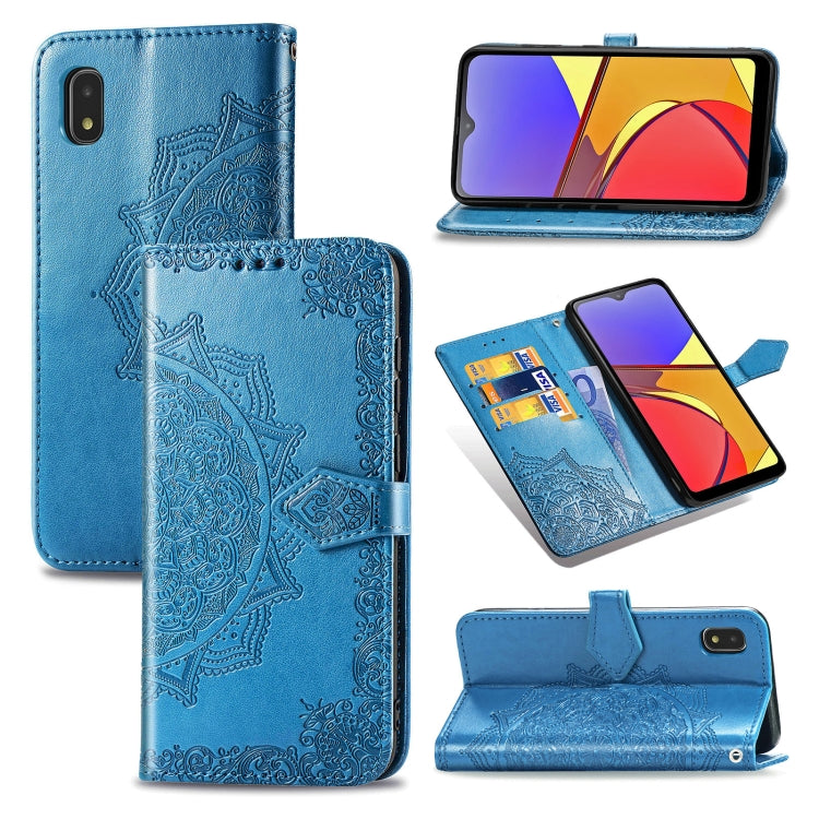 Mandala Flower Embossed Horizontal Flip Leather Case with Bracket / Card Slot / Wallet / Lanyard, For Galaxy A21 (JP Version), For Galaxy Z Fold2, For Xiaomi Mi 10T / Redmi K30S, For OnePlus 8T