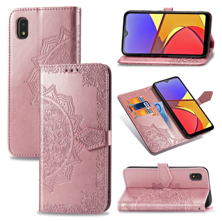 Mandala Flower Embossed Horizontal Flip Leather Case with Bracket / Card Slot / Wallet / Lanyard, For Galaxy A21 (JP Version), For Galaxy Z Fold2, For Xiaomi Mi 10T / Redmi K30S, For OnePlus 8T