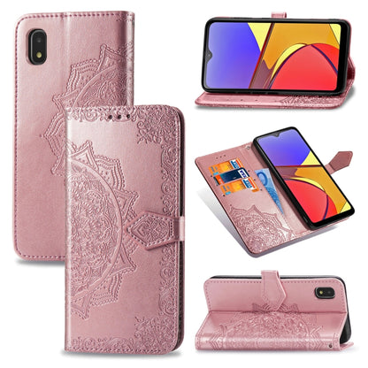 Mandala Flower Embossed Horizontal Flip Leather Case with Bracket / Card Slot / Wallet / Lanyard, For Galaxy A21 (JP Version), For Galaxy Z Fold2, For Xiaomi Mi 10T / Redmi K30S, For OnePlus 8T