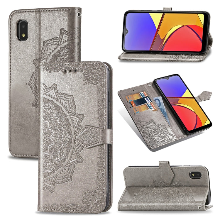 Mandala Flower Embossed Horizontal Flip Leather Case with Bracket / Card Slot / Wallet / Lanyard, For Galaxy A21 (JP Version), For Galaxy Z Fold2, For Xiaomi Mi 10T / Redmi K30S, For OnePlus 8T