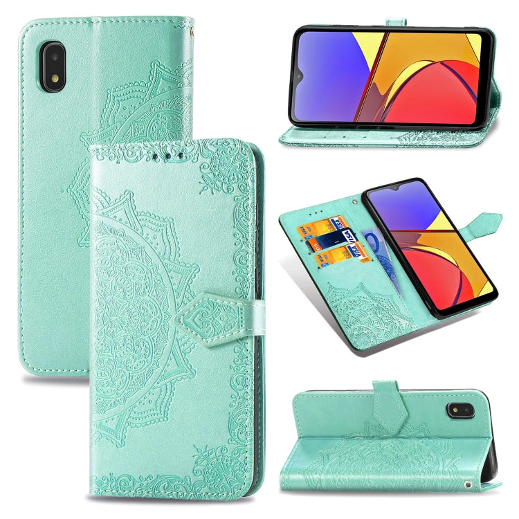 Mandala Flower Embossed Horizontal Flip Leather Case with Bracket / Card Slot / Wallet / Lanyard, For Galaxy A21 (JP Version), For Galaxy Z Fold2, For Xiaomi Mi 10T / Redmi K30S, For OnePlus 8T
