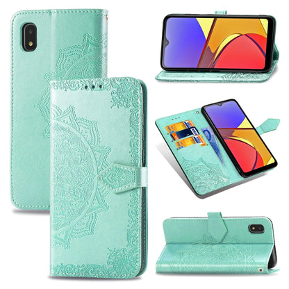 Mandala Flower Embossed Horizontal Flip Leather Case with Bracket / Card Slot / Wallet / Lanyard, For Galaxy A21 (JP Version), For Galaxy Z Fold2, For Xiaomi Mi 10T / Redmi K30S, For OnePlus 8T