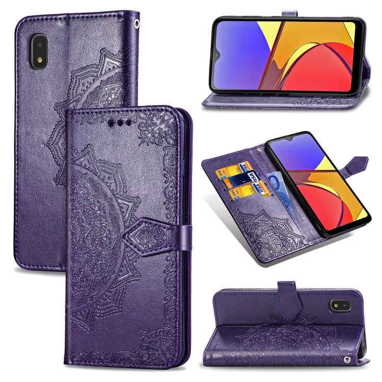Mandala Flower Embossed Horizontal Flip Leather Case with Bracket / Card Slot / Wallet / Lanyard, For Galaxy A21 (JP Version), For Galaxy Z Fold2, For Xiaomi Mi 10T / Redmi K30S, For OnePlus 8T