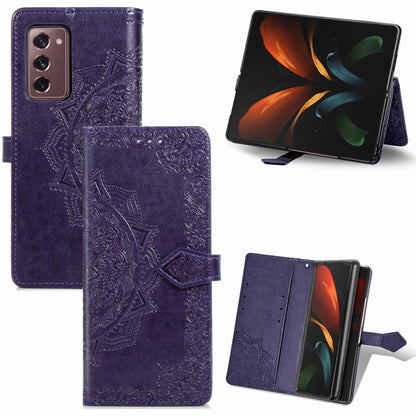 Mandala Flower Embossed Horizontal Flip Leather Case with Bracket / Card Slot / Wallet / Lanyard, For Galaxy A21 (JP Version), For Galaxy Z Fold2, For Xiaomi Mi 10T / Redmi K30S, For OnePlus 8T