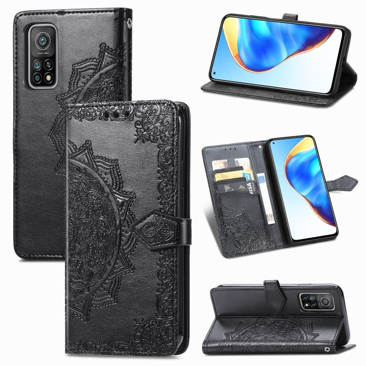 Mandala Flower Embossed Horizontal Flip Leather Case with Bracket / Card Slot / Wallet / Lanyard, For Galaxy A21 (JP Version), For Galaxy Z Fold2, For Xiaomi Mi 10T / Redmi K30S, For OnePlus 8T