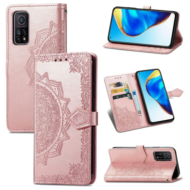 Mandala Flower Embossed Horizontal Flip Leather Case with Bracket / Card Slot / Wallet / Lanyard, For Galaxy A21 (JP Version), For Galaxy Z Fold2, For Xiaomi Mi 10T / Redmi K30S, For OnePlus 8T