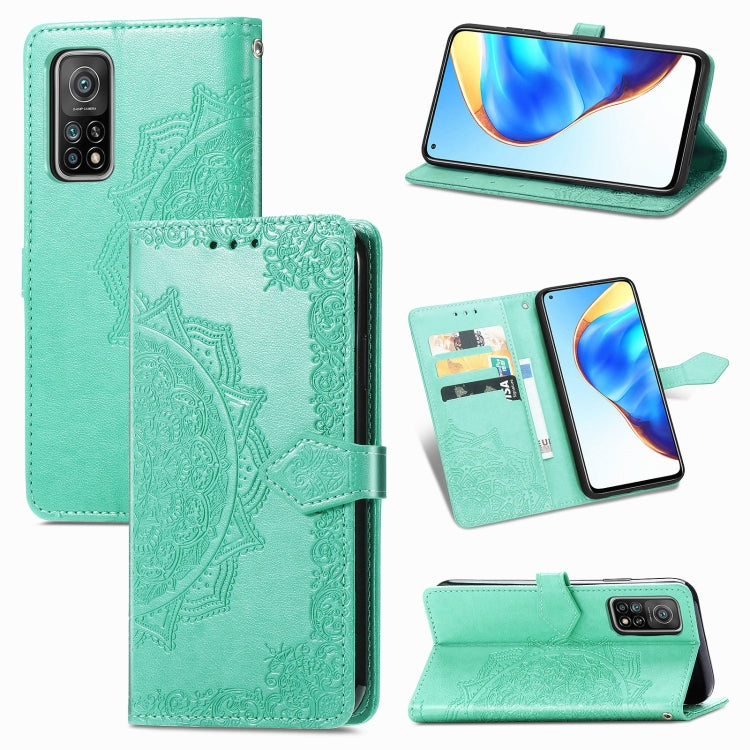 Mandala Flower Embossed Horizontal Flip Leather Case with Bracket / Card Slot / Wallet / Lanyard, For Galaxy A21 (JP Version), For Galaxy Z Fold2, For Xiaomi Mi 10T / Redmi K30S, For OnePlus 8T