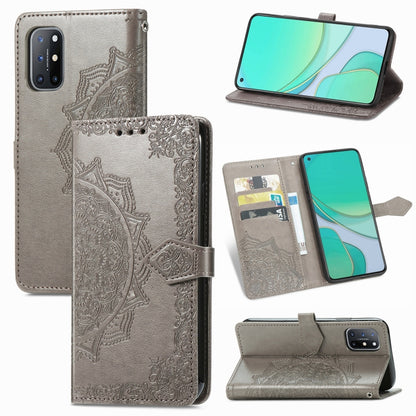 Mandala Flower Embossed Horizontal Flip Leather Case with Bracket / Card Slot / Wallet / Lanyard, For Galaxy A21 (JP Version), For Galaxy Z Fold2, For Xiaomi Mi 10T / Redmi K30S, For OnePlus 8T