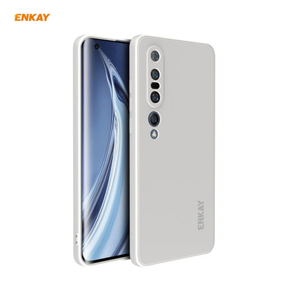 For Xiaomi Mi 10 Pro 5G Hat-Prince ENKAY ENK-PC076 Liquid Silicone Straight Edge Shockproof Protective Case, For Xiaomi Mi 10 Pro 5G