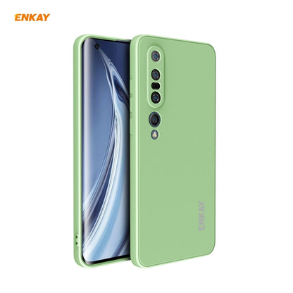For Xiaomi Mi 10 Pro 5G Hat-Prince ENKAY ENK-PC076 Liquid Silicone Straight Edge Shockproof Protective Case, For Xiaomi Mi 10 Pro 5G