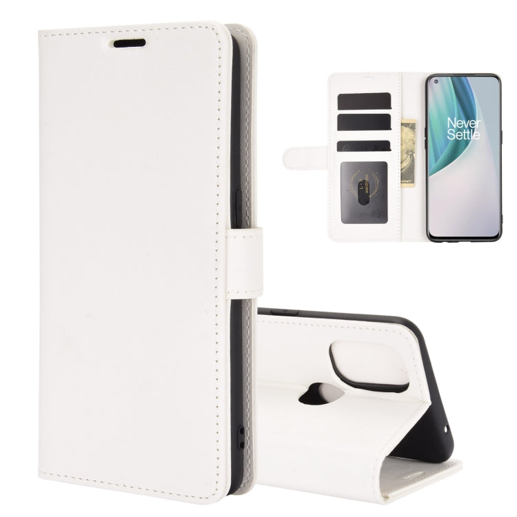 For OnePlus Nord N10 5G R64 Texture Single Horizontal Flip Protective Case with Holder & Card Slots & Wallet& Photo Frame, For OnePlus Nord N10 5G