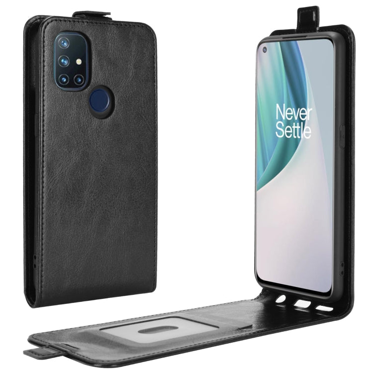 For OnePlus Nord N10 5G R64 Texture Single Vertical Flip Leather Protective Case with Card Slots & Photo Frame, For OnePlus Nord N10 5G