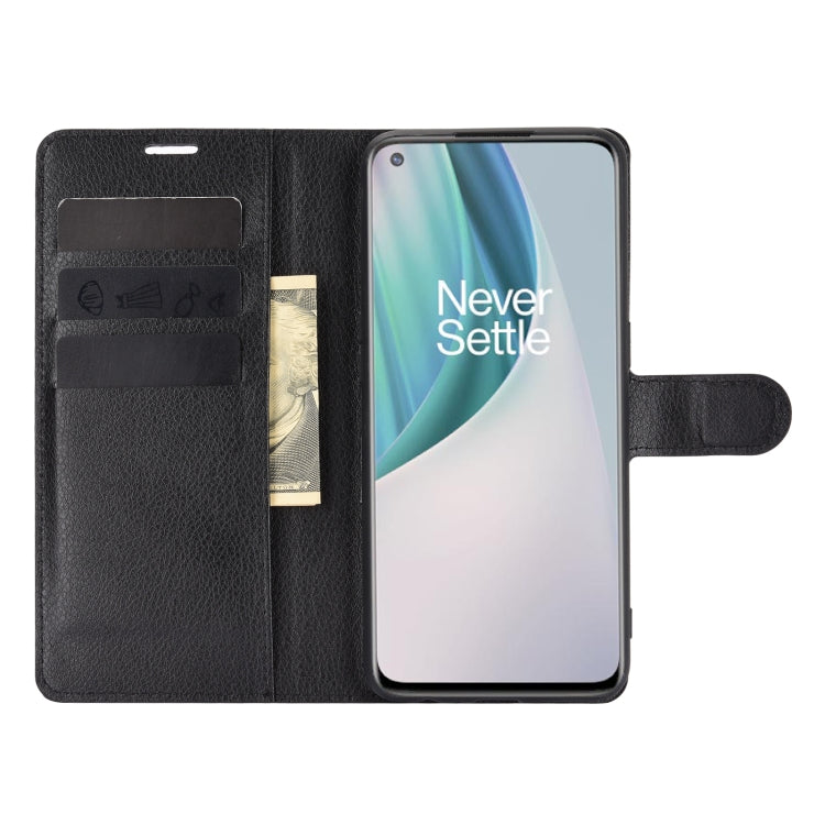 For OnePlus Nord N10 5G Litchi Texture Horizontal Flip Protective Case with Holder & Card Slots & Wallet, For OnePlus Nord N10 5G