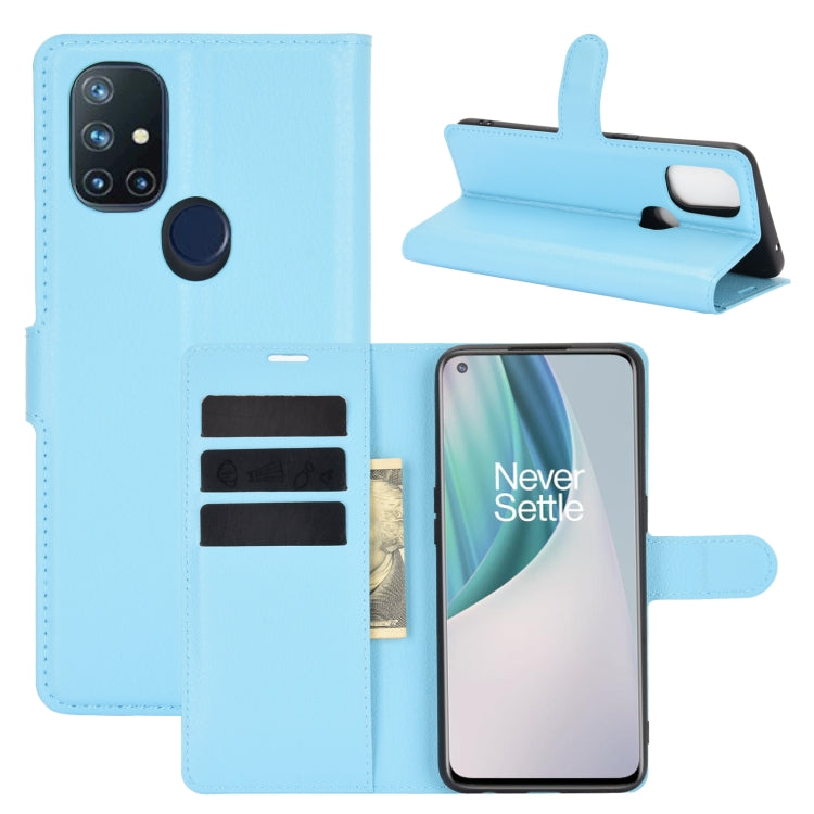 For OnePlus Nord N10 5G Litchi Texture Horizontal Flip Protective Case with Holder & Card Slots & Wallet, For OnePlus Nord N10 5G
