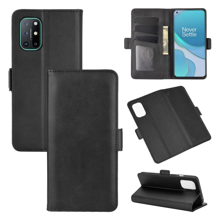 For OnePlus 8T Dual-side Magnetic Buckle Horizontal Flip Leather Case with Holder & Card Slots & Wallet, For OnePlus 8T