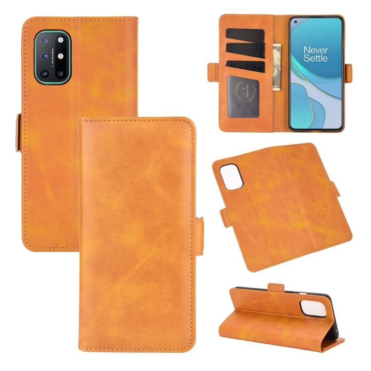 For OnePlus 8T Dual-side Magnetic Buckle Horizontal Flip Leather Case with Holder & Card Slots & Wallet, For OnePlus 8T