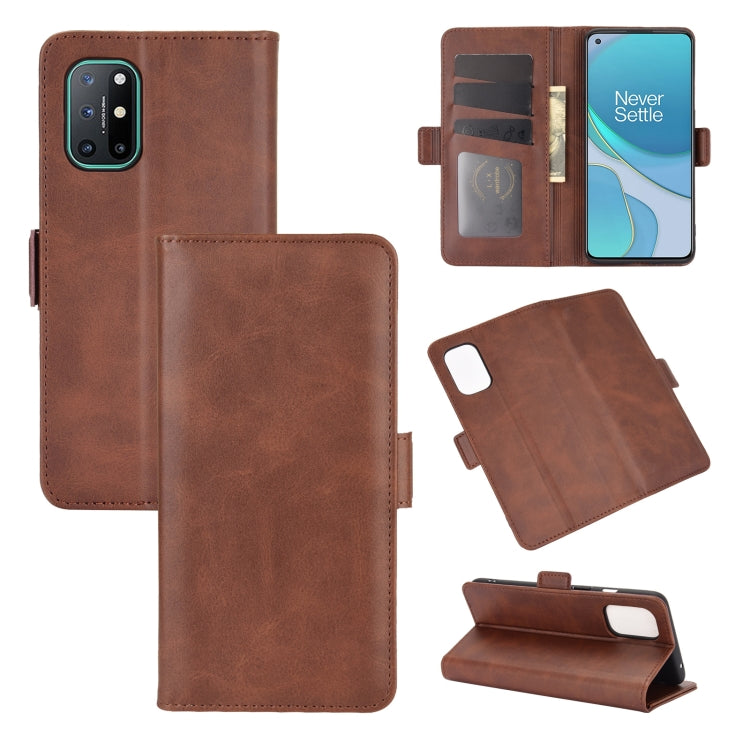 For OnePlus 8T Dual-side Magnetic Buckle Horizontal Flip Leather Case with Holder & Card Slots & Wallet, For OnePlus 8T