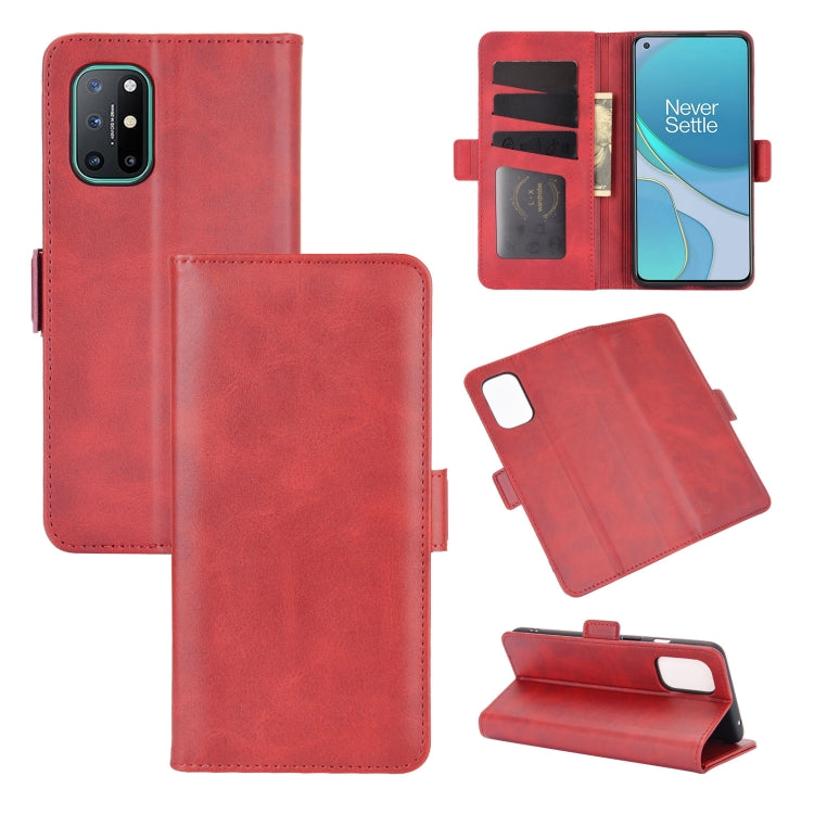 For OnePlus 8T Dual-side Magnetic Buckle Horizontal Flip Leather Case with Holder & Card Slots & Wallet, For OnePlus 8T