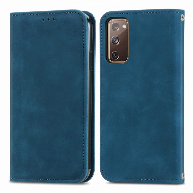 Retro Skin Feel Business Magnetic Horizontal Flip Leather Case With Holder & Card Slots & Wallet & Photo Frame, For Samsung Galaxy S20 FE, For OnePlus Nord, For OnePlus 8, For OnePlus 8 Pro
