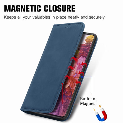 Retro Skin Feel Business Magnetic Horizontal Flip Leather Case With Holder & Card Slots & Wallet & Photo Frame, For Samsung Galaxy S20 FE, For OnePlus Nord, For OnePlus 8, For OnePlus 8 Pro