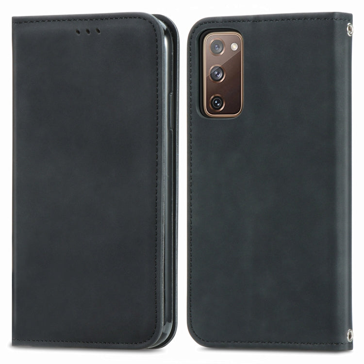 Retro Skin Feel Business Magnetic Horizontal Flip Leather Case With Holder & Card Slots & Wallet & Photo Frame, For Samsung Galaxy S20 FE, For OnePlus Nord, For OnePlus 8, For OnePlus 8 Pro