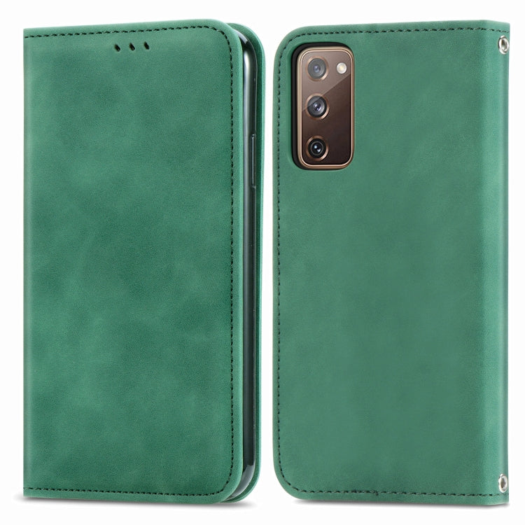 Retro Skin Feel Business Magnetic Horizontal Flip Leather Case With Holder & Card Slots & Wallet & Photo Frame, For Samsung Galaxy S20 FE, For OnePlus Nord, For OnePlus 8, For OnePlus 8 Pro