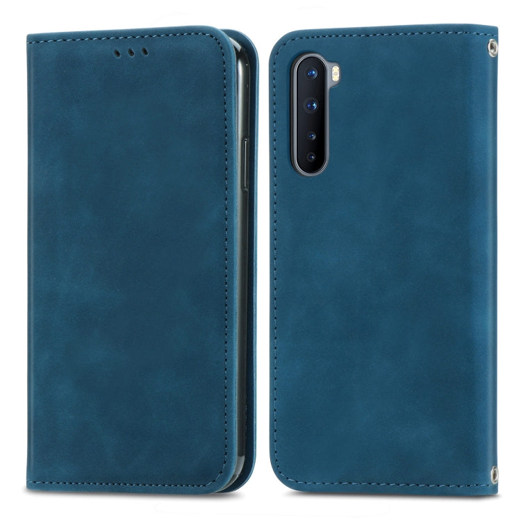 Retro Skin Feel Business Magnetic Horizontal Flip Leather Case With Holder & Card Slots & Wallet & Photo Frame, For Samsung Galaxy S20 FE, For OnePlus Nord, For OnePlus 8, For OnePlus 8 Pro
