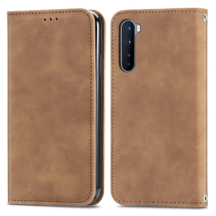 Retro Skin Feel Business Magnetic Horizontal Flip Leather Case With Holder & Card Slots & Wallet & Photo Frame, For Samsung Galaxy S20 FE, For OnePlus Nord, For OnePlus 8, For OnePlus 8 Pro