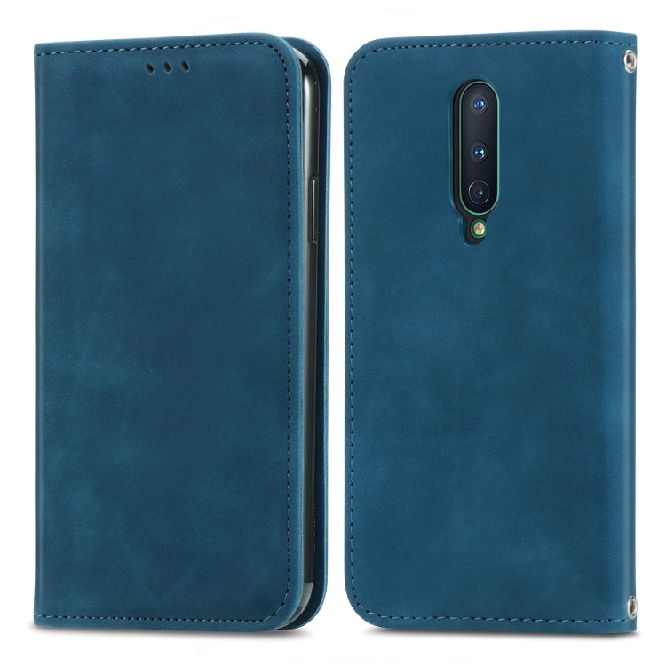 Retro Skin Feel Business Magnetic Horizontal Flip Leather Case With Holder & Card Slots & Wallet & Photo Frame, For Samsung Galaxy S20 FE, For OnePlus Nord, For OnePlus 8, For OnePlus 8 Pro