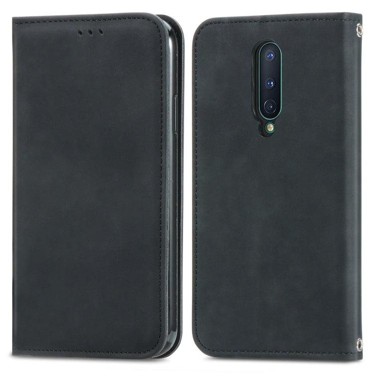 Retro Skin Feel Business Magnetic Horizontal Flip Leather Case With Holder & Card Slots & Wallet & Photo Frame, For Samsung Galaxy S20 FE, For OnePlus Nord, For OnePlus 8, For OnePlus 8 Pro