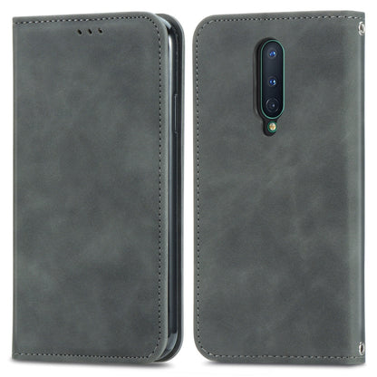 Retro Skin Feel Business Magnetic Horizontal Flip Leather Case With Holder & Card Slots & Wallet & Photo Frame, For Samsung Galaxy S20 FE, For OnePlus Nord, For OnePlus 8, For OnePlus 8 Pro