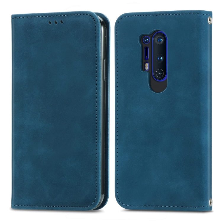 Retro Skin Feel Business Magnetic Horizontal Flip Leather Case With Holder & Card Slots & Wallet & Photo Frame, For Samsung Galaxy S20 FE, For OnePlus Nord, For OnePlus 8, For OnePlus 8 Pro