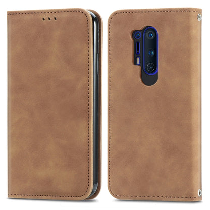 Retro Skin Feel Business Magnetic Horizontal Flip Leather Case With Holder & Card Slots & Wallet & Photo Frame, For Samsung Galaxy S20 FE, For OnePlus Nord, For OnePlus 8, For OnePlus 8 Pro