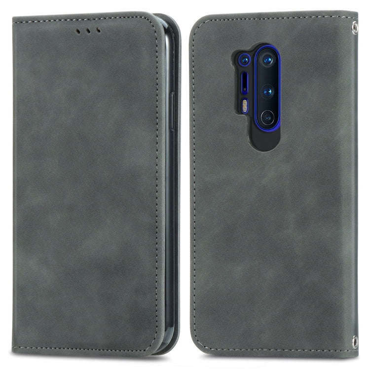 Retro Skin Feel Business Magnetic Horizontal Flip Leather Case With Holder & Card Slots & Wallet & Photo Frame, For Samsung Galaxy S20 FE, For OnePlus Nord, For OnePlus 8, For OnePlus 8 Pro