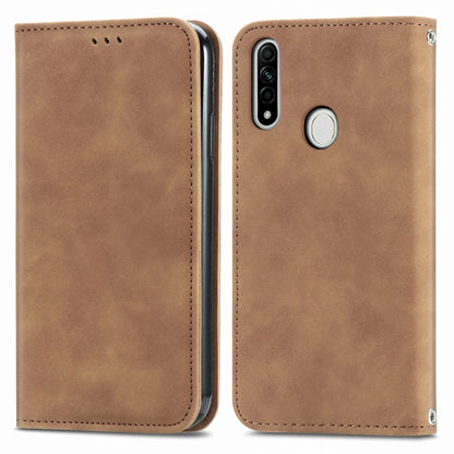 Retro Skin Feel Business Magnetic Horizontal Flip Leather Case With Holder & Card Slots & Wallet & Photo Frame, For OPPO  F15, For OPPO A8
