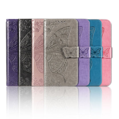 Butterfly Love Flower Embossed Horizontal Flip Leather Case with Bracket / Card Slot / Wallet / Lanyard, For vivo Y73s, For vivo Y50, For vivo Y20