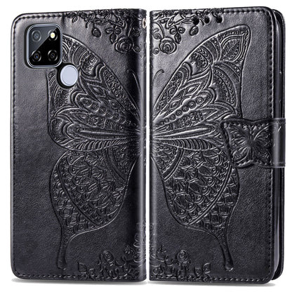 Butterfly Love Flower Embossed Horizontal Flip Leather Case with Bracket / Card Slot / Wallet / Lanyard, For OPPO Realme V3, For OPPO A15, For OnePlus Nord N100, For Arrows NX9 F-52A