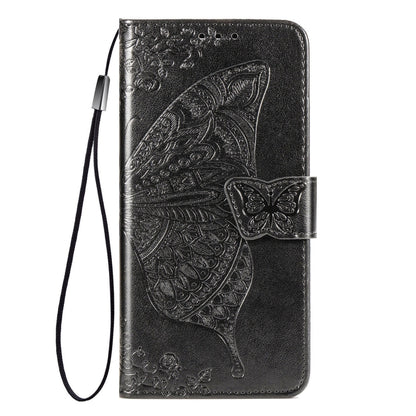 Butterfly Love Flower Embossed Horizontal Flip Leather Case with Bracket / Card Slot / Wallet / Lanyard, For OPPO Realme V3, For OPPO A15, For OnePlus Nord N100, For Arrows NX9 F-52A