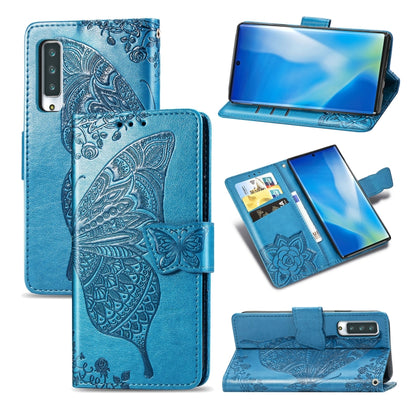 Butterfly Love Flower Embossed Horizontal Flip Leather Case with Bracket / Card Slot / Wallet / Lanyard, For OPPO Realme V3, For OPPO A15, For OnePlus Nord N100, For Arrows NX9 F-52A