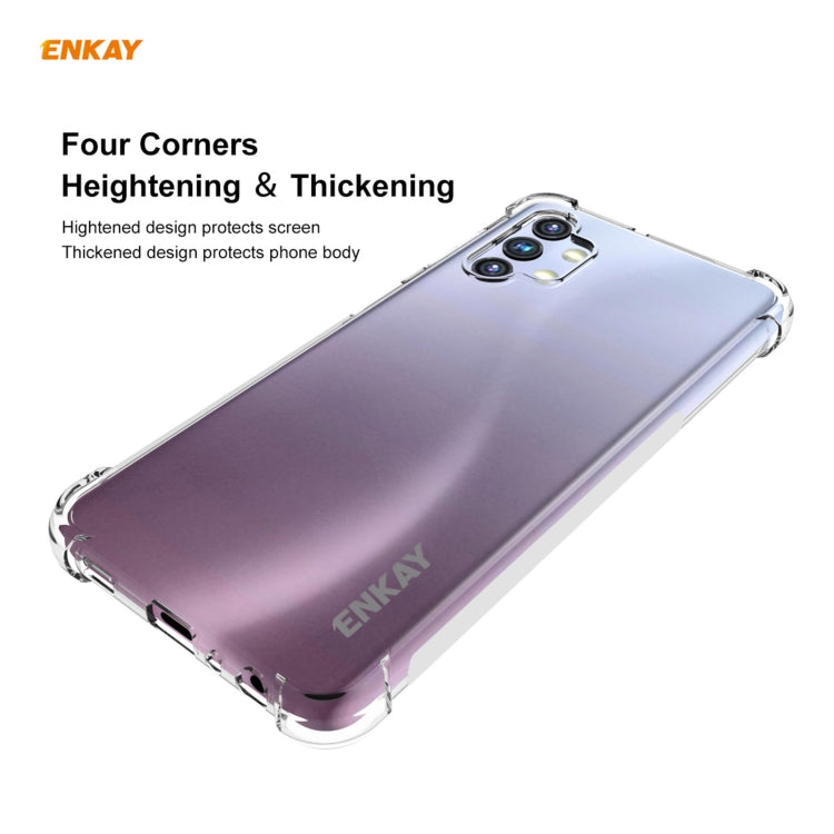Hat-Prince ENKAY Clear TPU Shockproof Case Soft Anti-slip Cover, For Samsung Galaxy A32 5G, For Samsung Galaxy A52 5G, For OnePlus 9, For Samsung Galaxy A72 5G, For Xiaomi Mi 11, For OnePlus 9 Pro