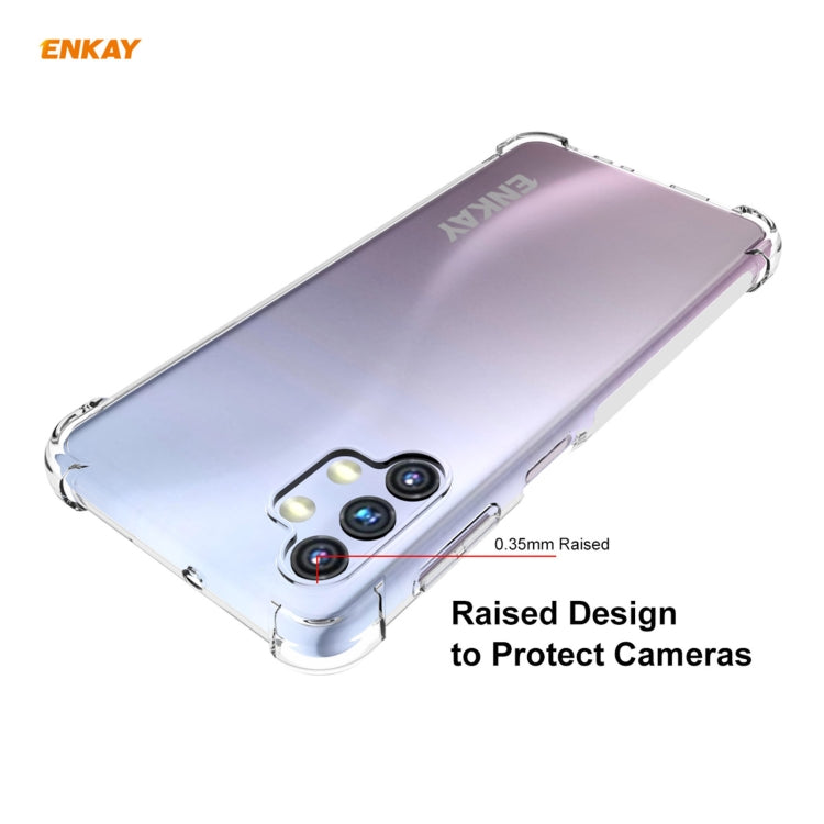 Hat-Prince ENKAY Clear TPU Shockproof Case Soft Anti-slip Cover, For Samsung Galaxy A32 5G, For Samsung Galaxy A52 5G, For OnePlus 9, For Samsung Galaxy A72 5G, For Xiaomi Mi 11, For OnePlus 9 Pro