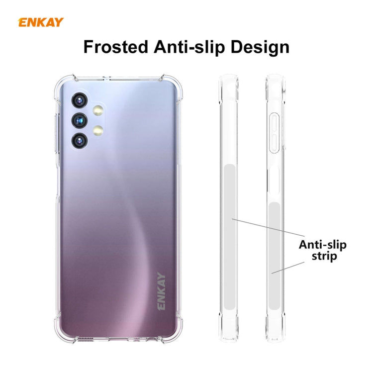 Hat-Prince ENKAY Clear TPU Shockproof Case Soft Anti-slip Cover, For Samsung Galaxy A32 5G, For Samsung Galaxy A52 5G, For OnePlus 9, For Samsung Galaxy A72 5G, For Xiaomi Mi 11, For OnePlus 9 Pro
