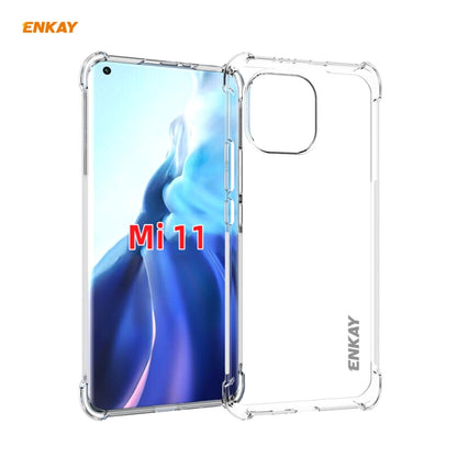 Hat-Prince ENKAY Clear TPU Shockproof Case Soft Anti-slip Cover, For Samsung Galaxy A32 5G, For Samsung Galaxy A52 5G, For OnePlus 9, For Samsung Galaxy A72 5G, For Xiaomi Mi 11, For OnePlus 9 Pro