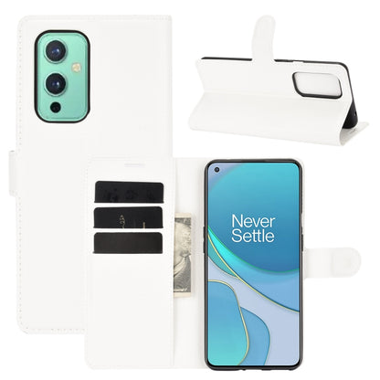 For OnePlus 9 Litchi Texture Horizontal Flip Protective Case with Holder & Card Slots & Wallet, For OnePlus 9