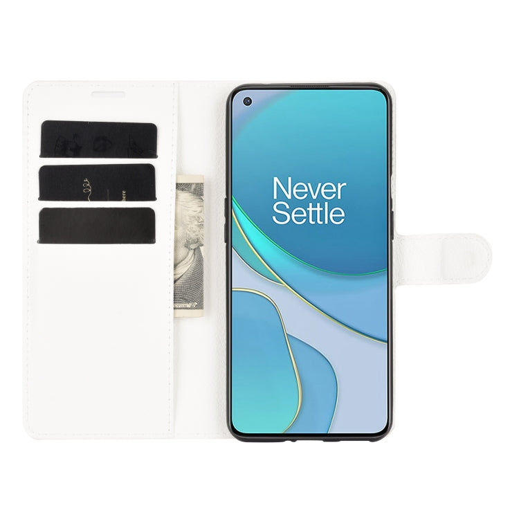 For OnePlus 9 Litchi Texture Horizontal Flip Protective Case with Holder & Card Slots & Wallet, For OnePlus 9